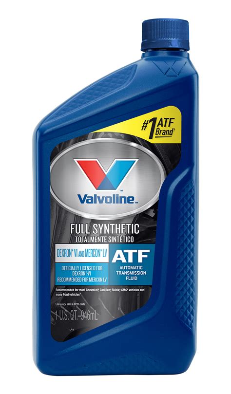 valvoline mercon lv transmission fluid